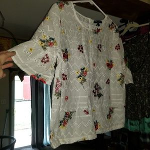 Romeo & Juliet Couture Embroidered Blouse